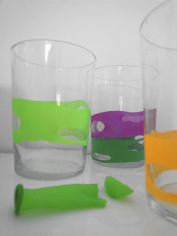 Vasos de fiesta / Party jars / Party Gläser