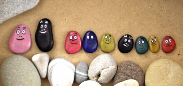 barpapapas, steine, malen, rocks, pintar, piedras, paint, kinder, kids, niños