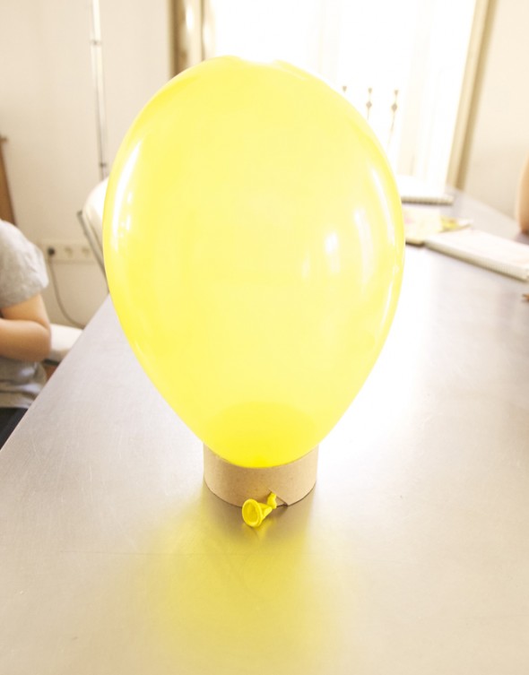 ballon balloon globo pegar glue kleben kinder niños kids craft mannualidad basteln