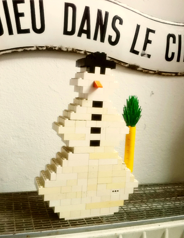 schneemann muñeco de nieve snowman kinder kids niños creative kreativ creativos educacion lego