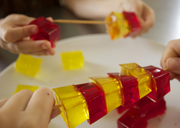 cubitos gelantina wackel peter eiswürfelform construccion bauen kids kinder niños building blocks eatable 2
