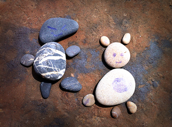 steine figuren figures personajes kids kinder niños animales tiere animals rocks piedras steine