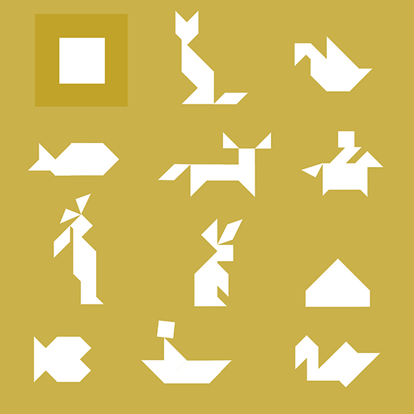 Tangram figures figuren formen forma shapes figuras