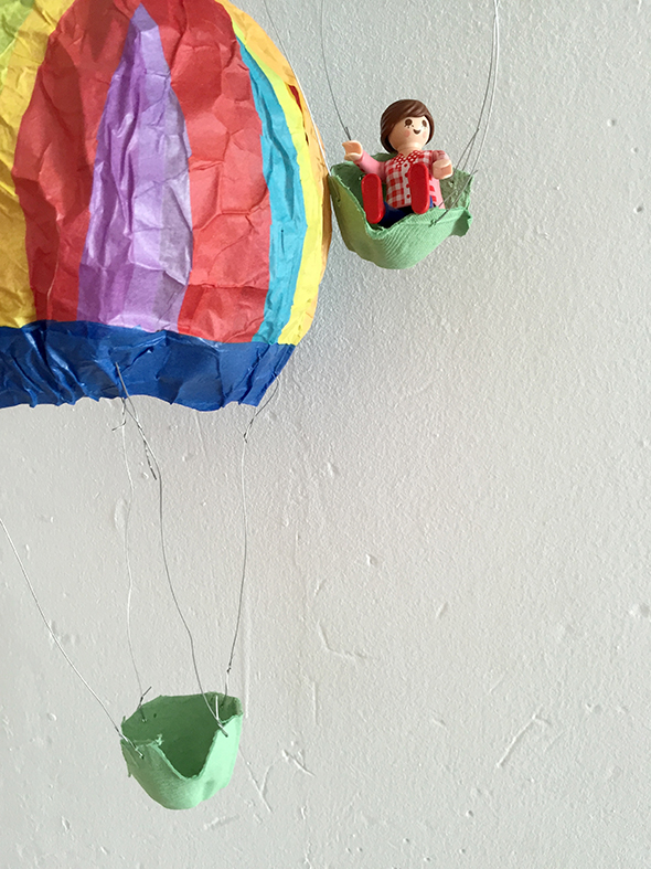 luftballon globo miniatura playmobil basteln craft papier manualidad kids niños kinder spass miniatur spass spiel jugar