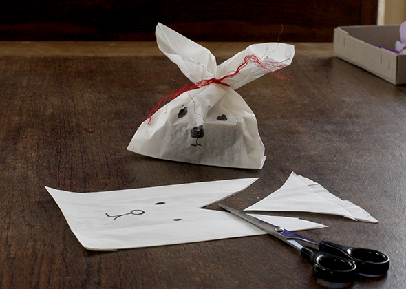 hasentüte  bolsa papel conejo bunny paperbag
