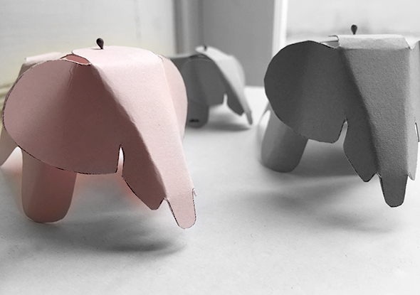 eames arquitecto architekt arquitecto juguete elefante elefant printable vitra papel imprimible paper papier toy spielzeug design diseño kids kinder niños